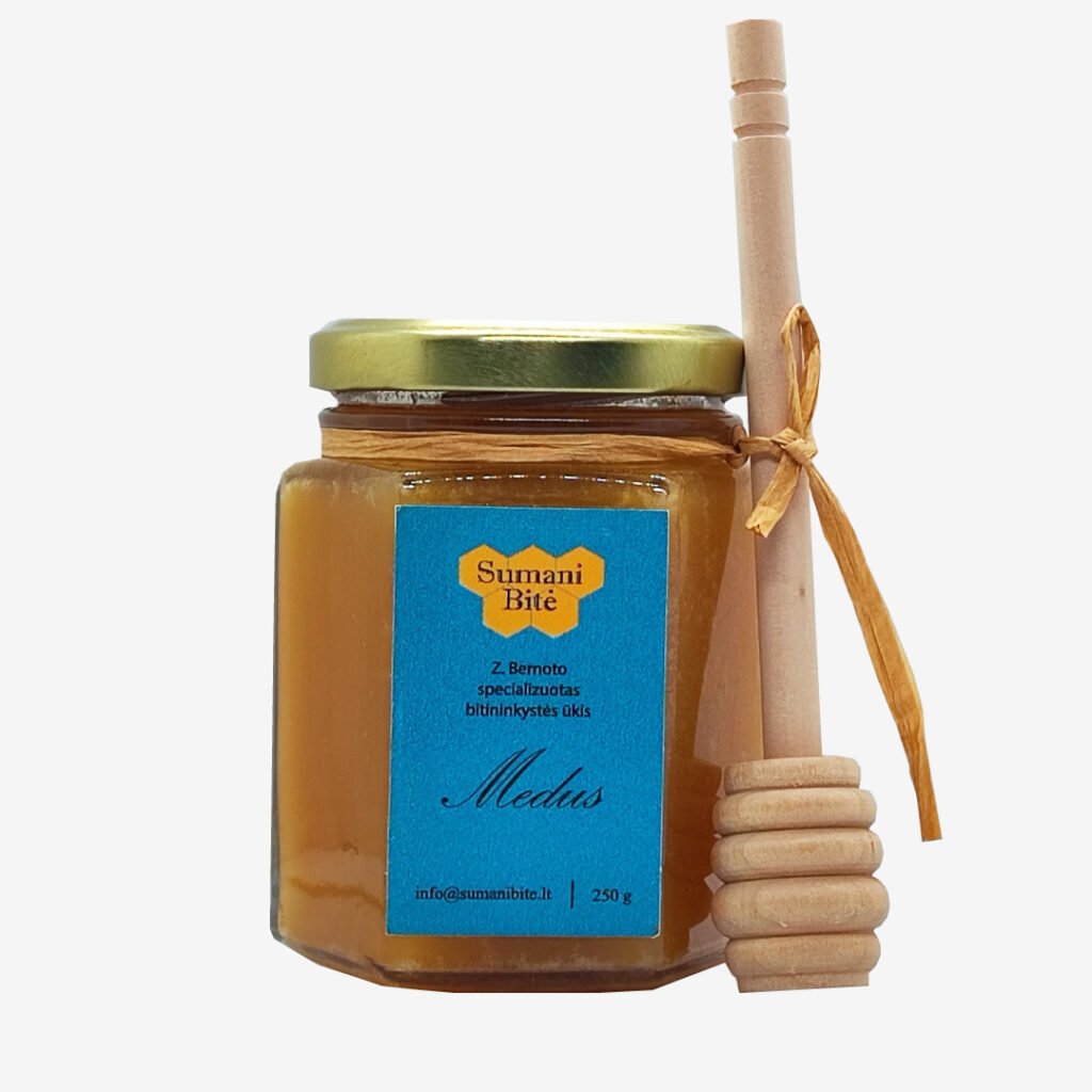 Vasaros medus su saukstu 250 g