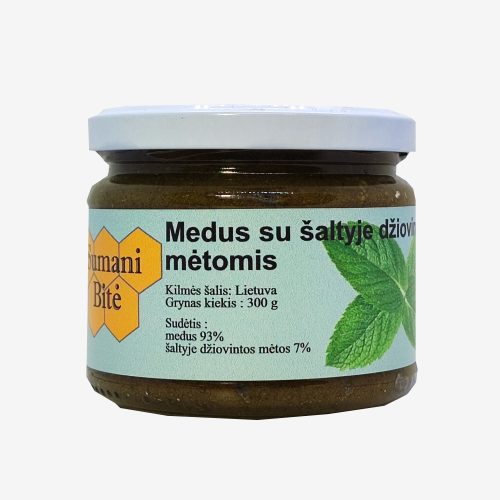 medus-su-metom Mėtos su medumi